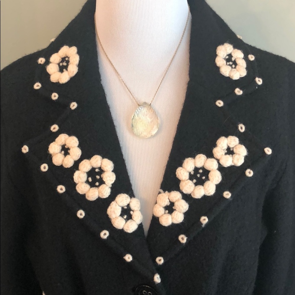 CYNTHIA ROWLEY SWEATER JACKET - Picture 2 of 6